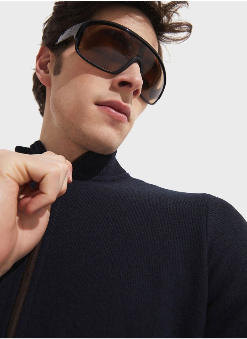 Essentail Half Zipper Sweatshirt