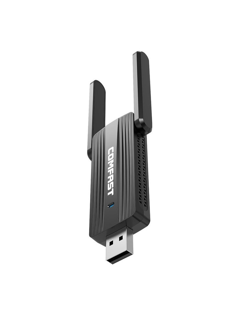 Comfast Driver Free Dual Band Wireless Network Card Gigabit WiFi Receiver External USB Network Card