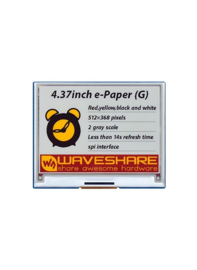 Waveshare 4.37 inch 512×368 E-Paper Module