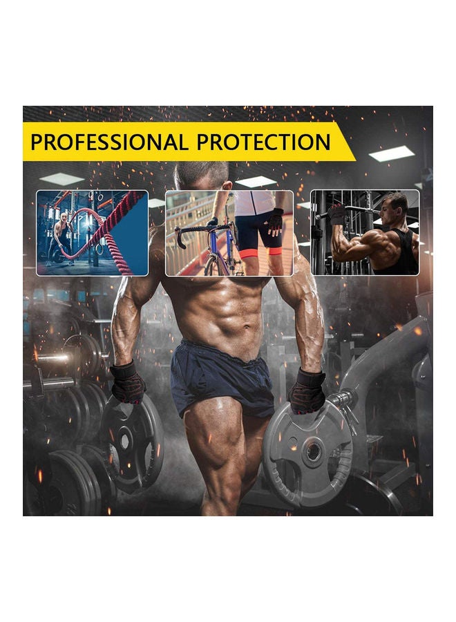 Workout Gloves With Wrist Support 3.4x26x16.4cm