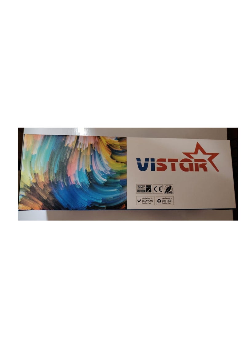 VISTAR M283fdw Toner Cartridge 207A W2210A W2211A W2212A W2213A Compatible For HP Color Laser jet Pro M255dw MFP M282nw M283fdn Printer (207A / W2210A / W2211A / W2212A / W2213A)(Como Pack 4)