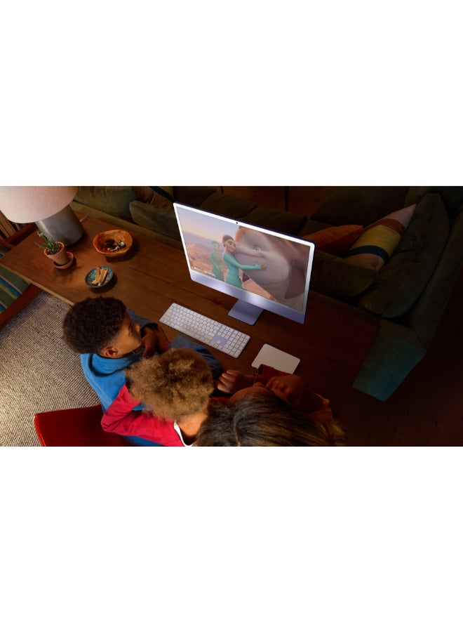 24-inch iMac MWUY3 with Retina 4.5K Display, M4 Chip 10-Core CPU 10-Core GPU Processor/16GB RAM/256GB SSD/macOS English Green