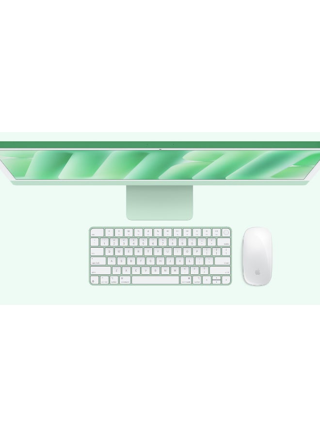 24-inch iMac MWUY3 with Retina 4.5K Display, M4 Chip 10-Core CPU 10-Core GPU Processor/16GB RAM/256GB SSD/macOS English Green