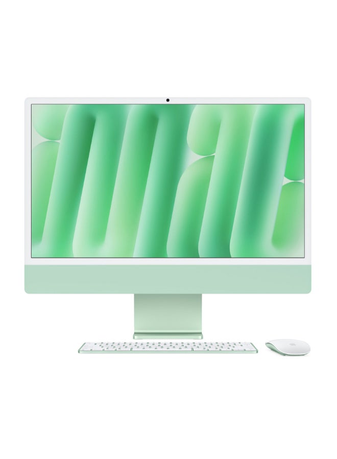 24-inch iMac with Retina 4.5K Display, M4 Chip 10-Core CPU 10-Core GPU Processor/16GB RAM/256GB SSD/macOS English Green