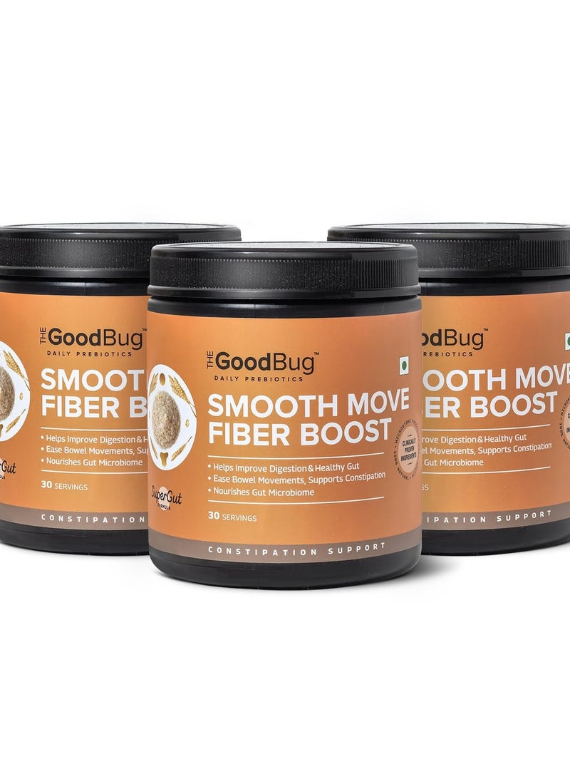 Smooth Move Fiber Boost 30 Servings Powder (Pack of 3)