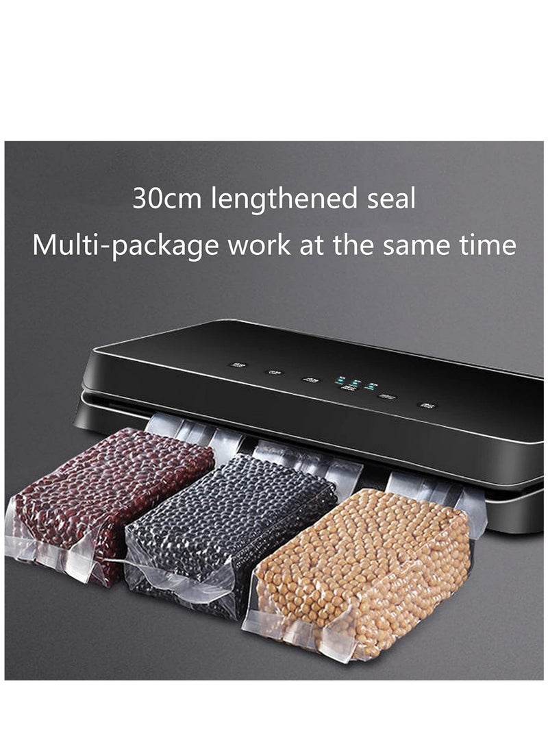 Vacuum Sealer Machine Food Sealer Machine Automatic and Manual for Dry and Moist Food Fresh Preservation One-Touch Automatic Vacuum Packing Machine