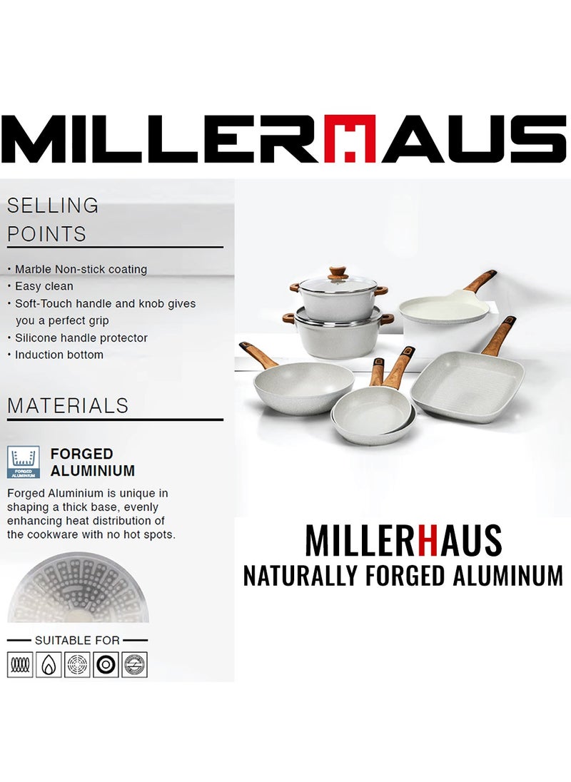 Millerhaus Natural Frypan 30cm Forged Aluminium