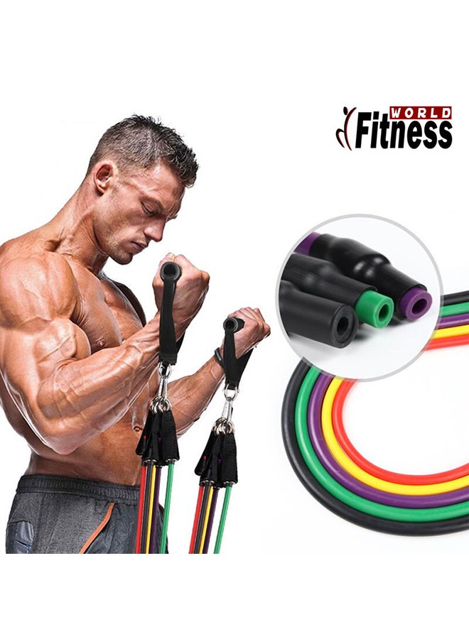 11-Piece Resistance Band Set 22.3 x 20.1 x 10.9cm