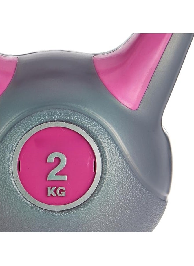 York Fitness Vinyl Kettlebell 2kg