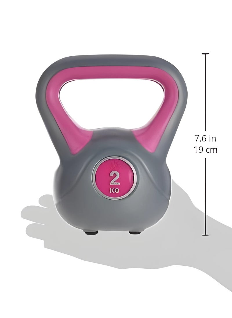 York Fitness Vinyl Kettlebell 2kg