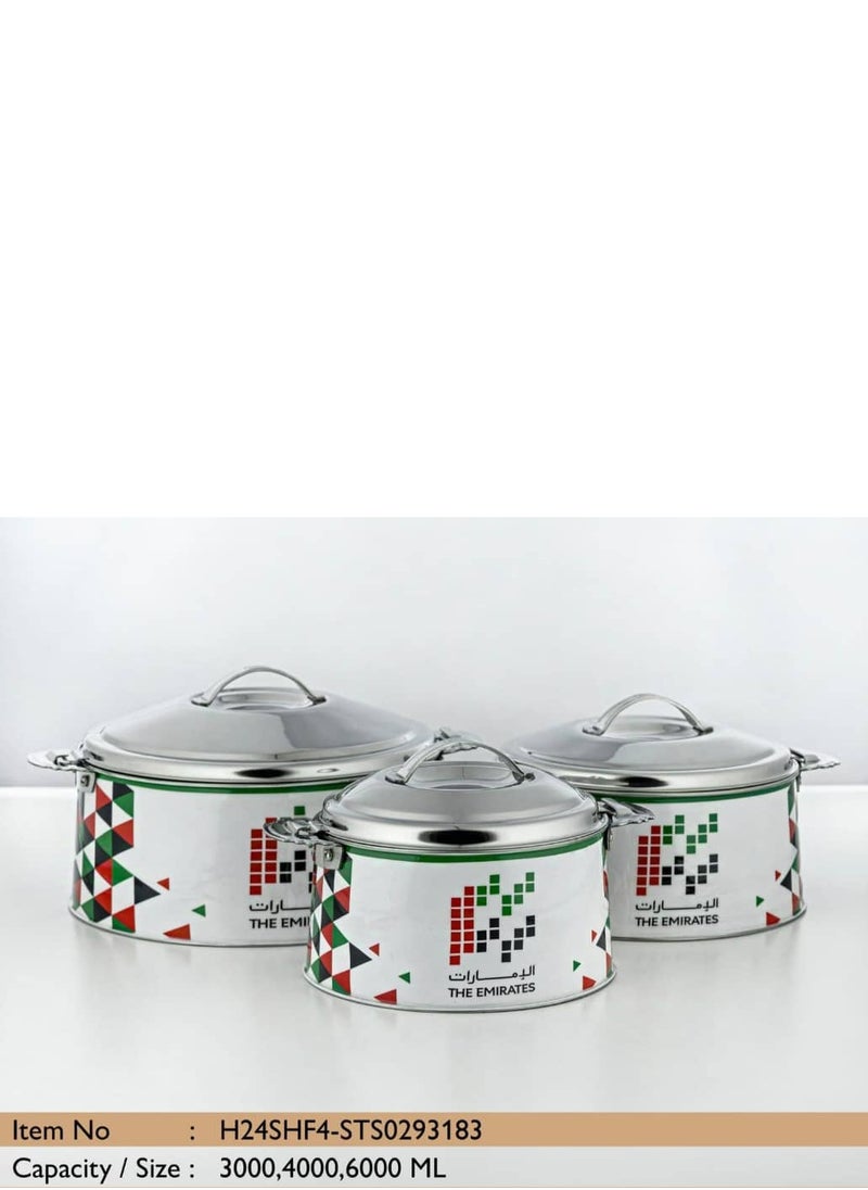 3Pieces Fonon Collection Stainless Steel Hot Pot