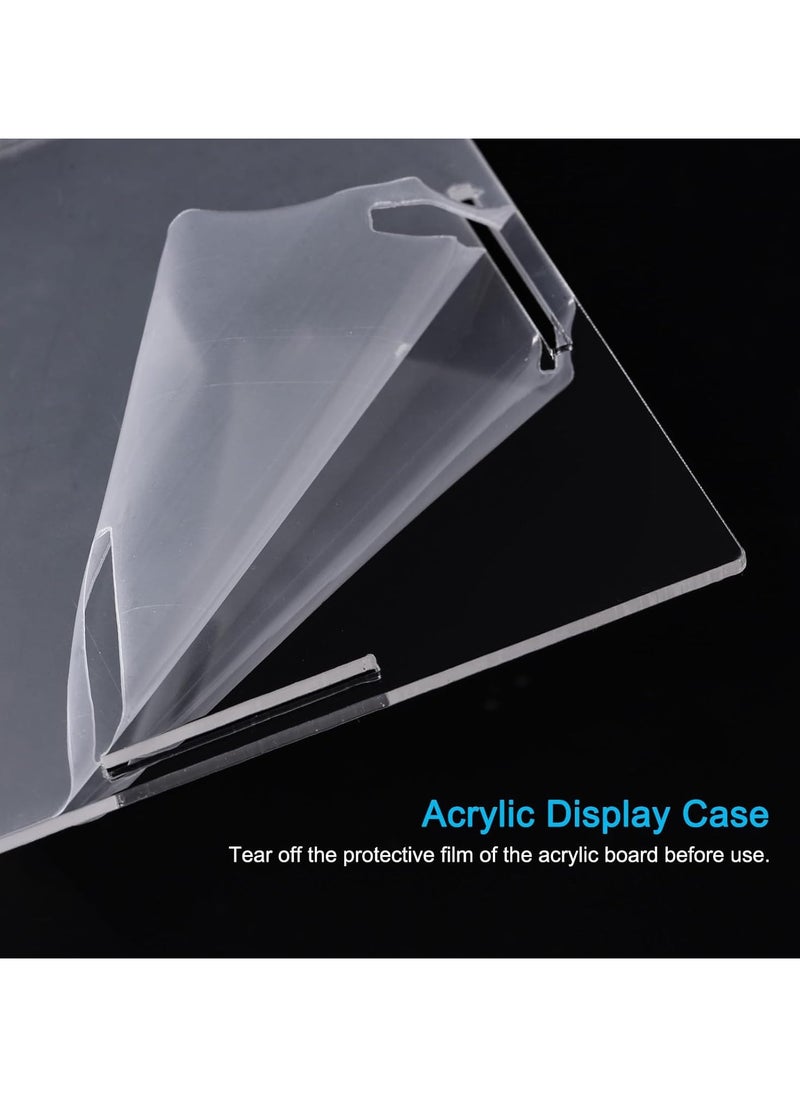 Acrylic Display Case Box Clear Dustproof Protection Showcase 41x26x36cm for Collectibles Display