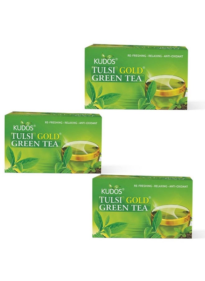 Tulsi Gold Green Tea 25 Tea Bag Pack Of 3