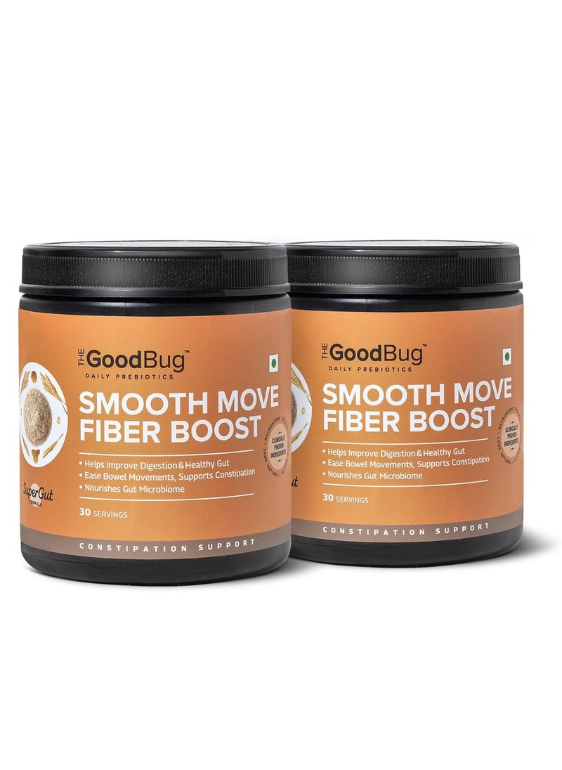 Smooth Move Fiber Boost Powder 30 Servings (Pack of 2)