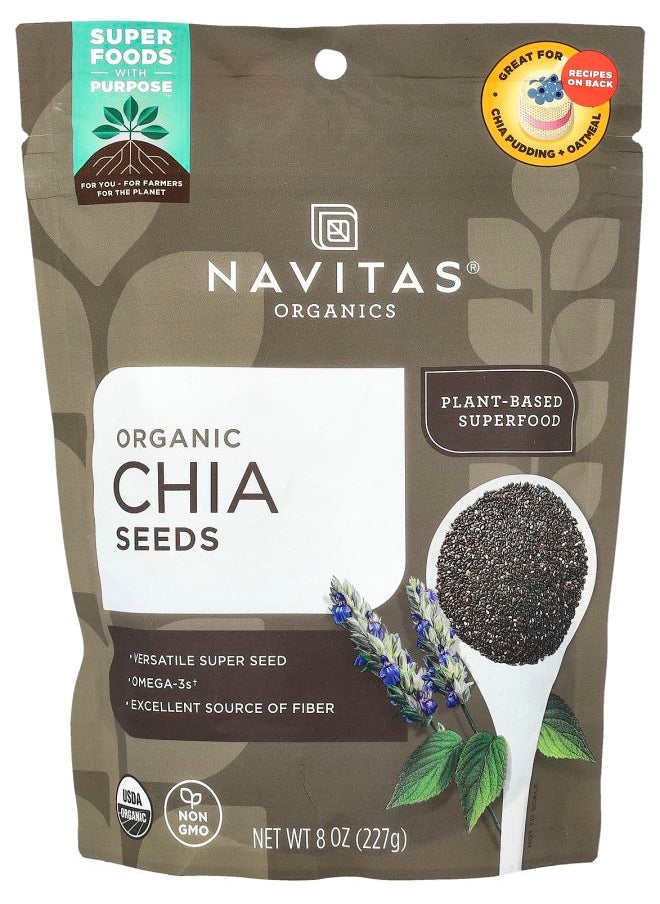 Organic Chia Seeds 8 oz (227 g)