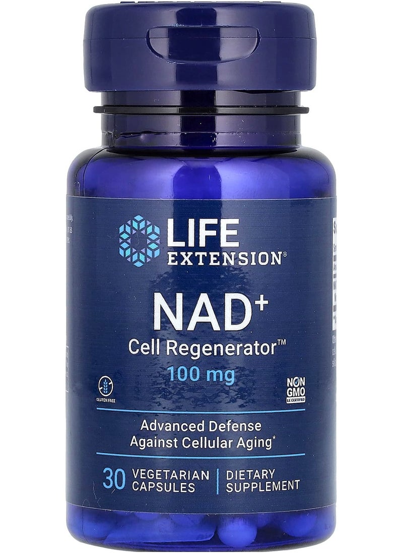 NAD+ Cell Regenerator, 100 mg, 30 Vegetarian Capsules