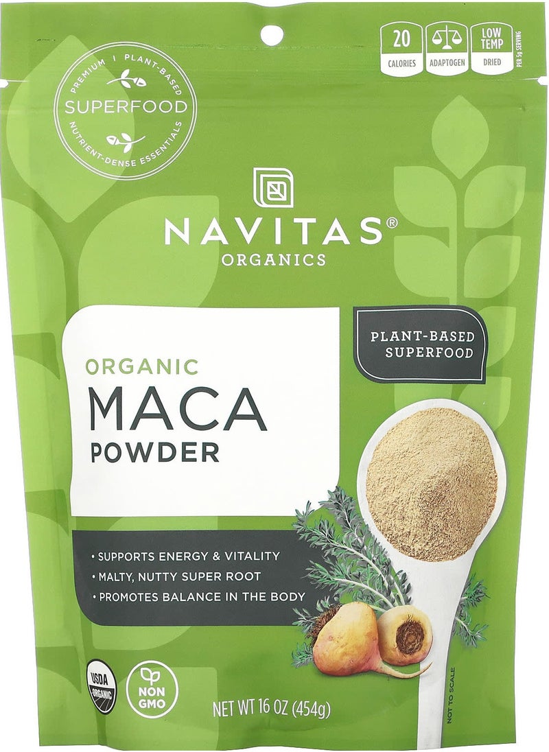 Organic Maca Powder, 16 oz (454 g)