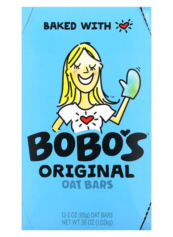 Original Oat Bars 12 Bars 3 oz (85 g) Each