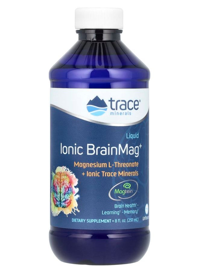 Liquid Ionic BrainMag+ Unflavored 8 fl oz (237 ml)