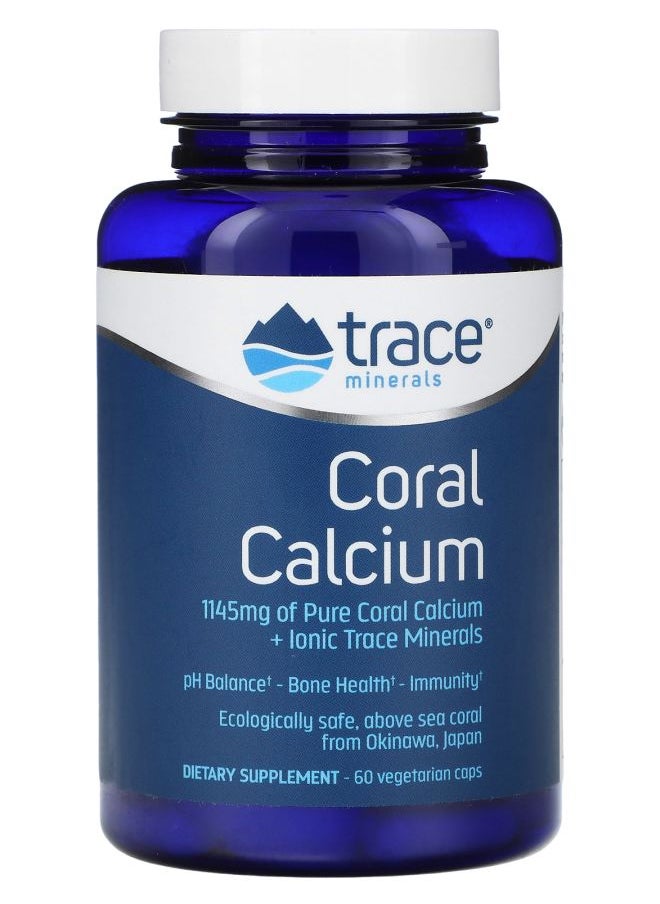 Coral Calcium + Iconic Trace Minerals 60 Vegetarian Caps