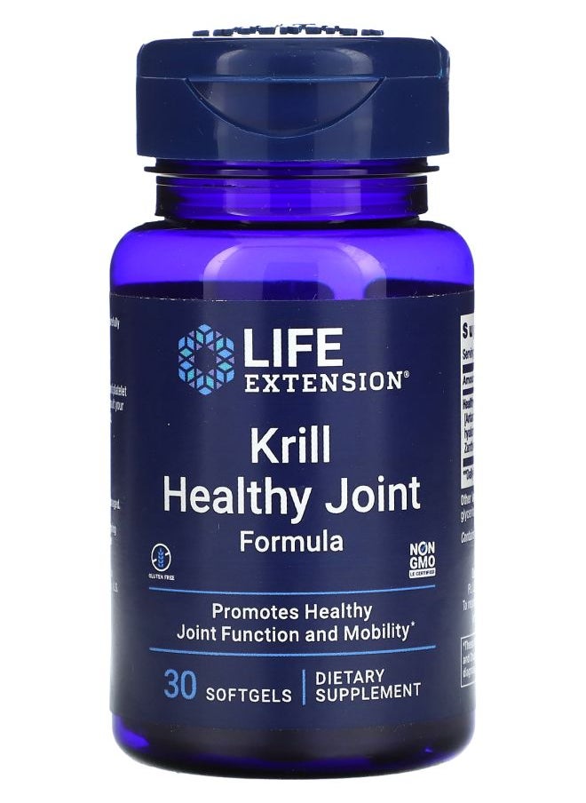 Krill Healthy Joint Formula 30 Softgels