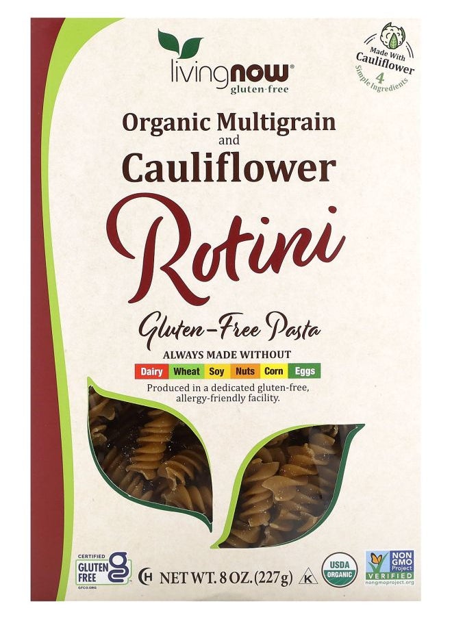 Organic Multigrain and Cauliflower Rotini Gluten Free 8 oz (227 g)