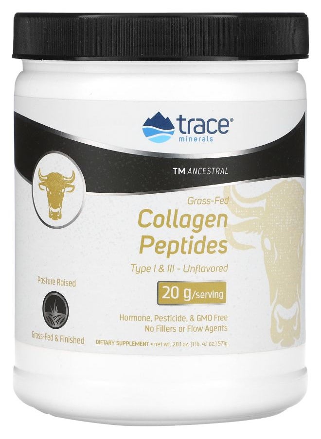 Grass-Fed Collagen Peptides Unflavored 1 lb. 4.1 oz  (571 g)