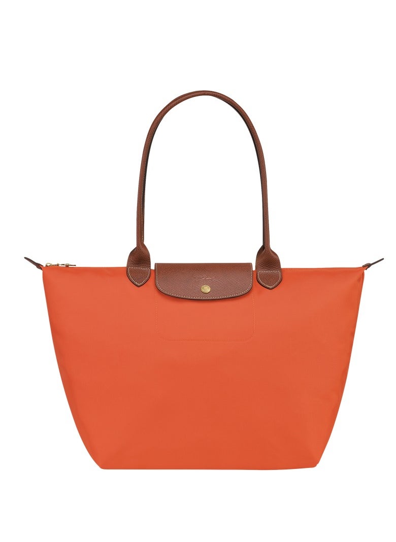 women's large handbag, handbag, shoulder bag, orange classic style