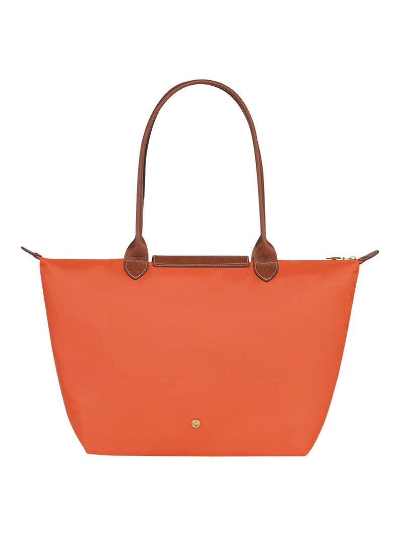 women's large handbag, handbag, shoulder bag, orange classic style