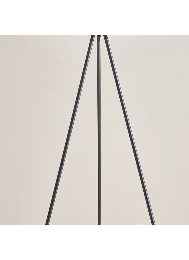 Collett E27 Metal Floor Lamp with Seagrass Shade 62 x 58 x 156 cm