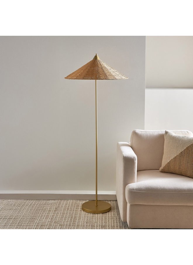 Collett Metal Floor Lamp with Rope Shade 64 x 156 x 64 cm