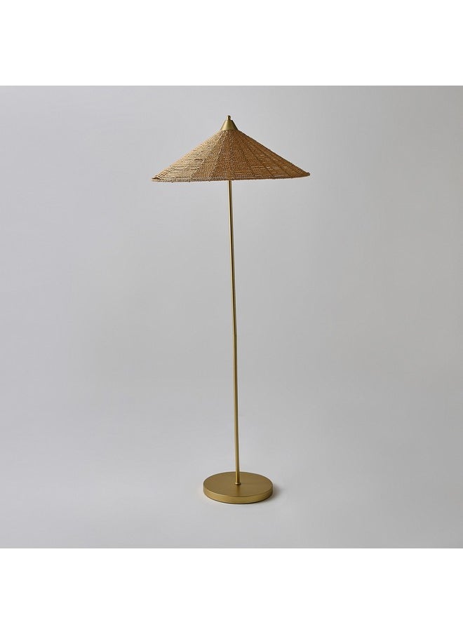 Collett Metal Floor Lamp with Rope Shade 64 x 156 x 64 cm