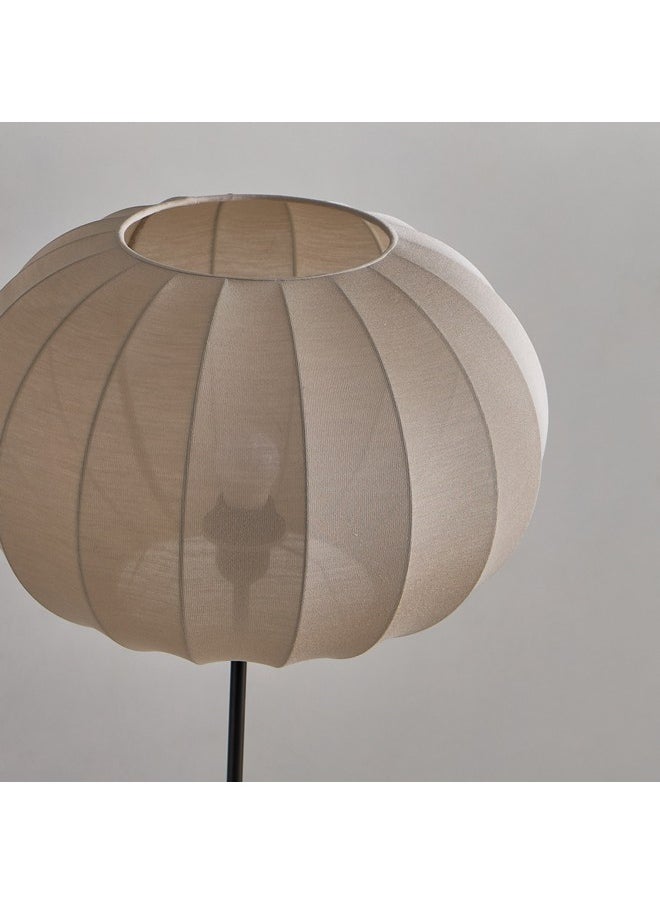 Collett E27 Metal Floor Lamp with Fabric Shade 40 x 125 x 40 cm