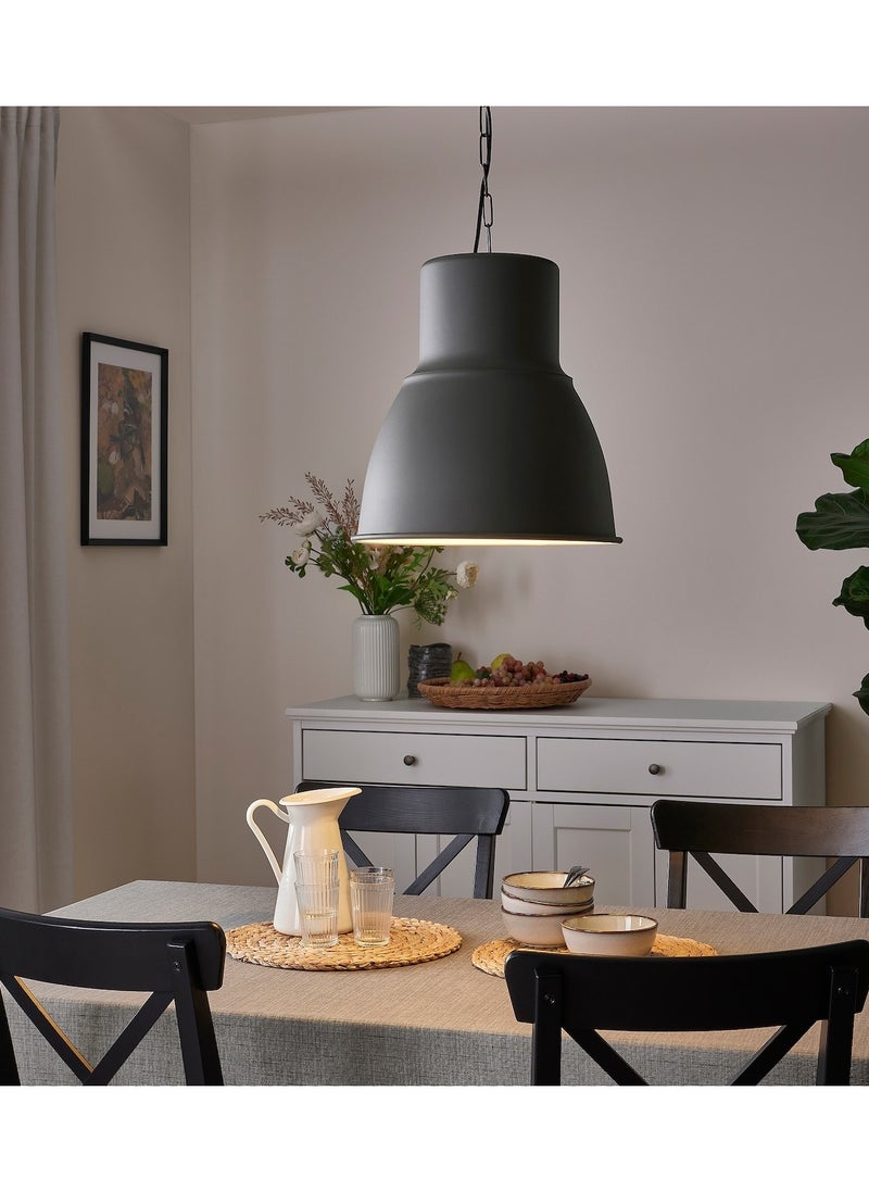 Hektar Pendant Lamp Dark Grey 38 Cm