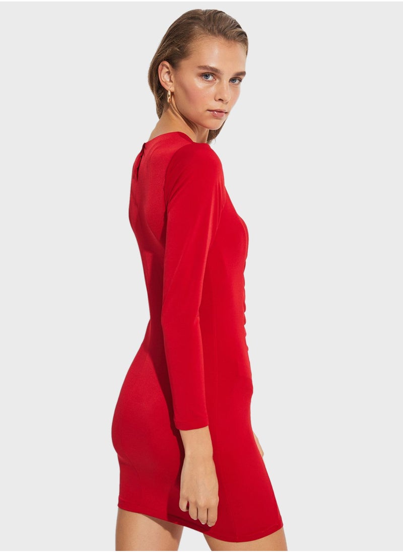 Ruched Detail Bodycon