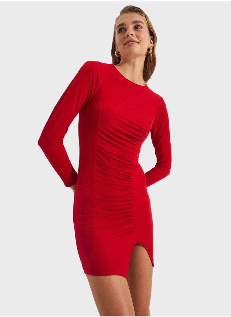 Ruched Detail Bodycon