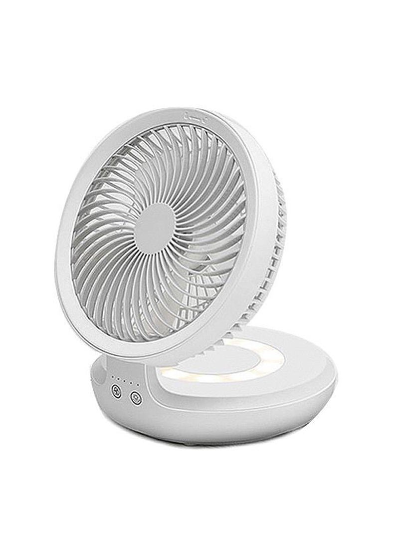 New Portable Silent Desk Air Circulator Fan White