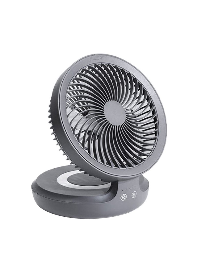 New Portable Silent Desk Air Circulator Fan Gray