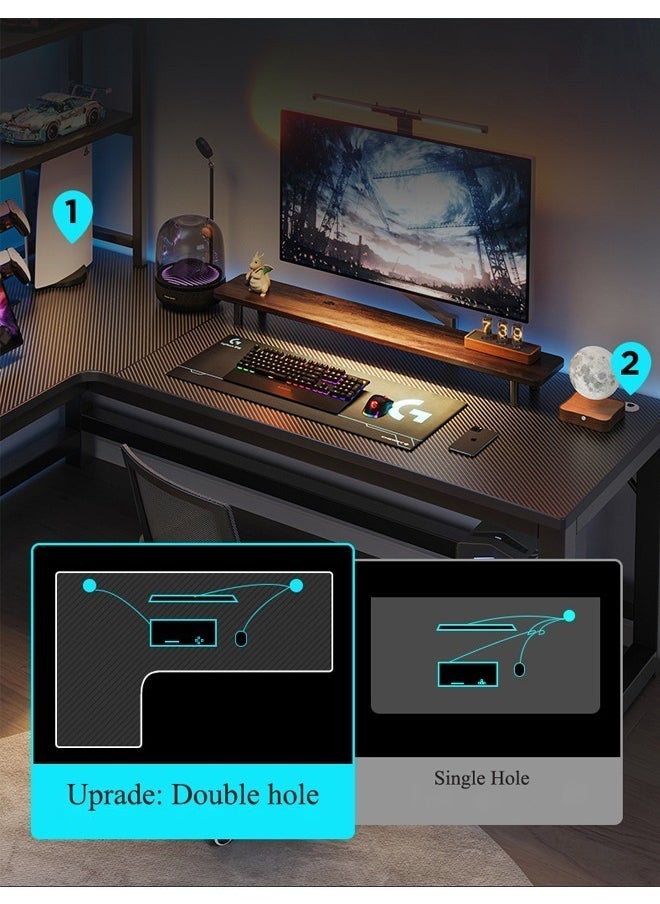 Computer and Multifunction Table Home Office Workstation 140X100 cm (Right Corner)