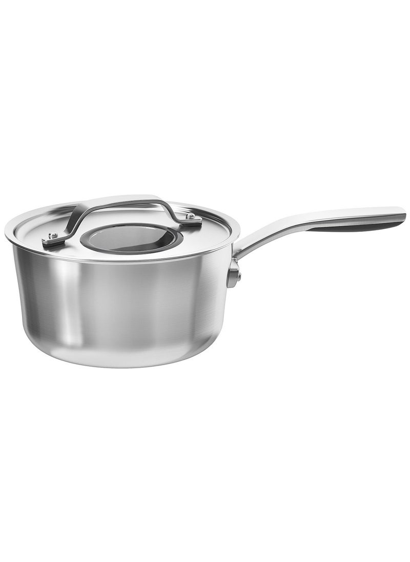 Sensuell Saucepan With Lid Stainless Steel Grey  2.4 L