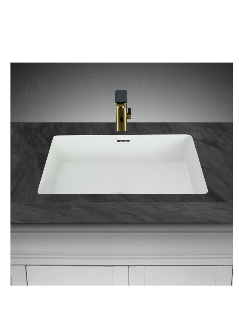 B BAGNO under counter basin C04, Ceramic White Wash Basin C04