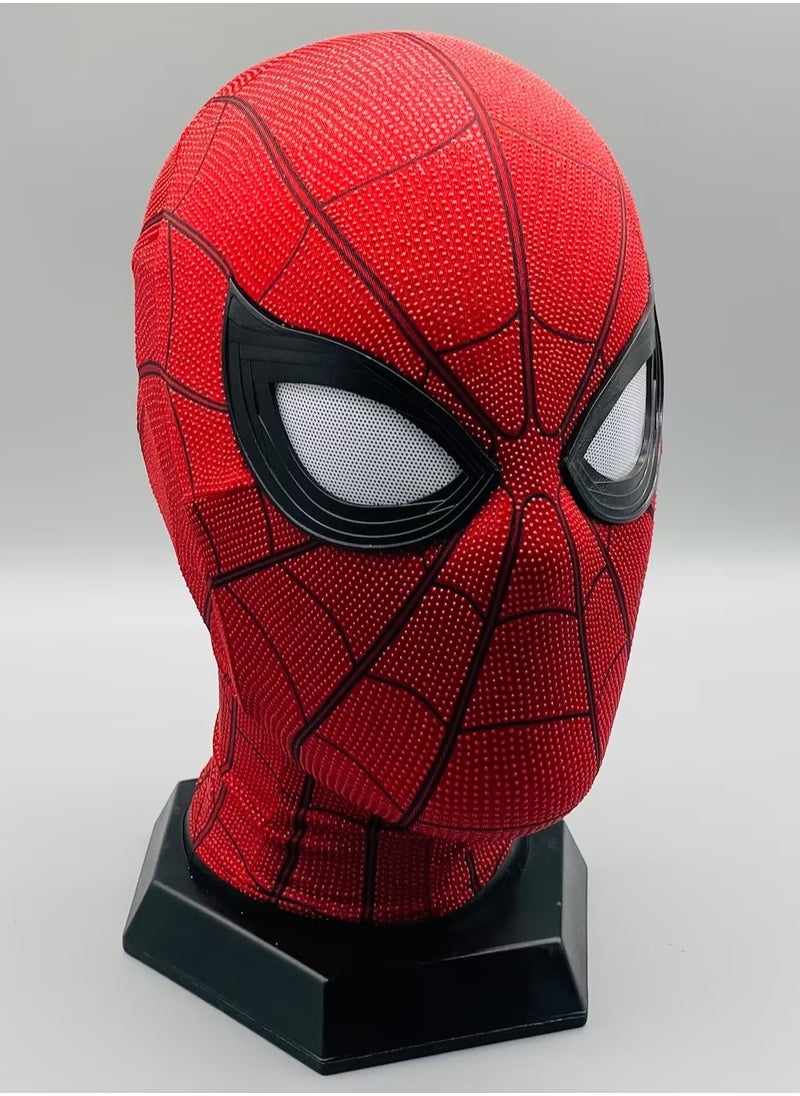 Spider-Man Mask Moving Eyes Cosplay Helmet Prop Remote Control Ring Toy Gift NEW-Multicolour