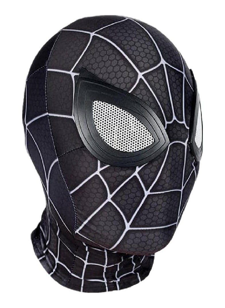 Spider-Man Mask Moving Eyes Cosplay Helmet Prop Remote Control Ring Toy Gift NEW-Multicolour