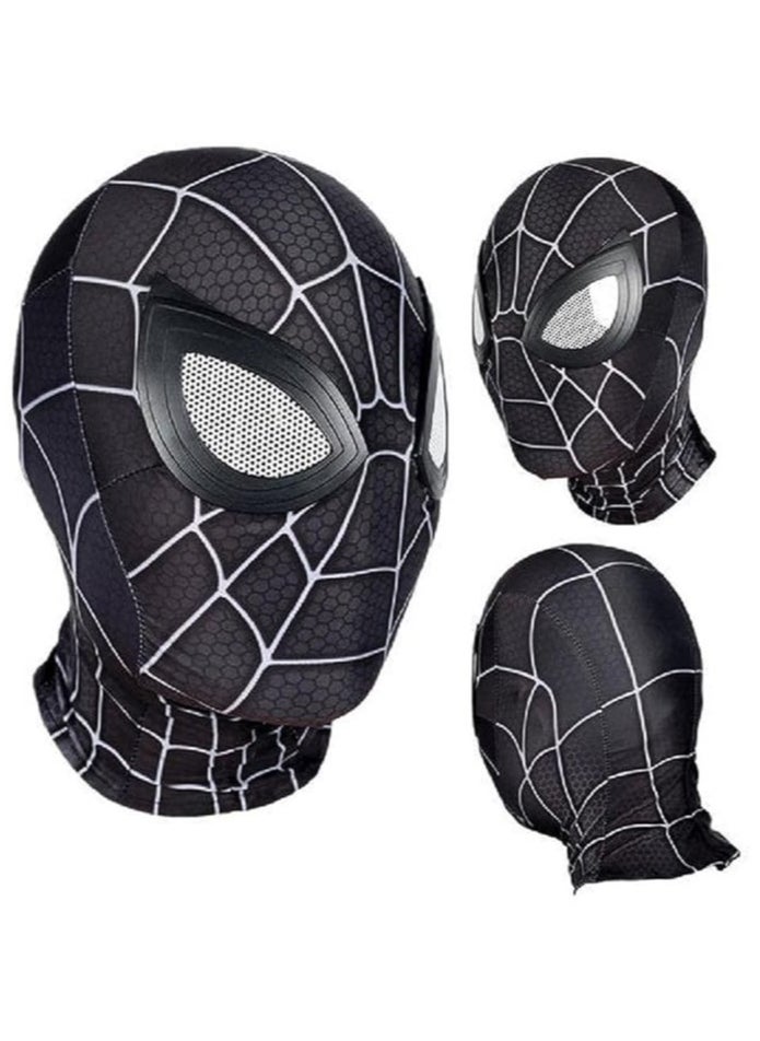 Spider-Man Mask Moving Eyes Cosplay Helmet Prop Remote Control Ring Toy Gift NEW-Multicolour