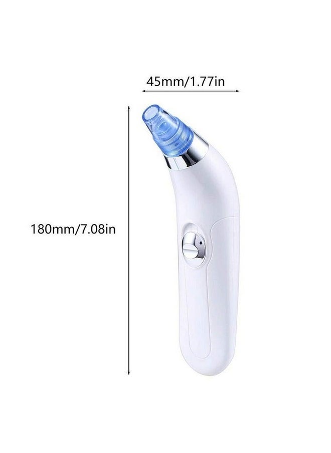 Blackhead Remover Pore Vacuum Comedo Blackhead Vacuum Suction Microdermabrasion Electric Acne Extractor Blackhead Cleaning Tool Exfoliating Machine With Led Display For Facial Skin Treatment