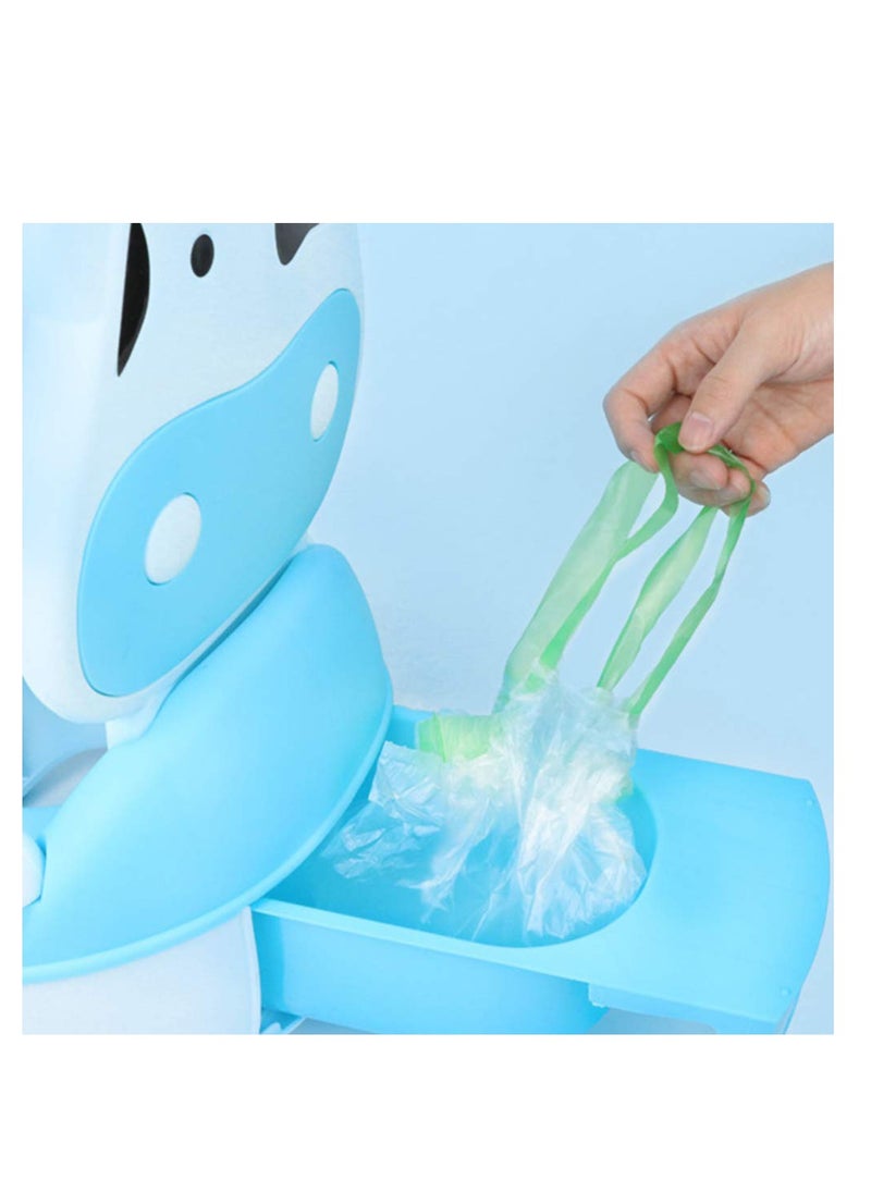 Toilet Seat Potty Bags Disposable Garbage Bag Toilet Cleaning Bag for Children 3 Rolls Random Style