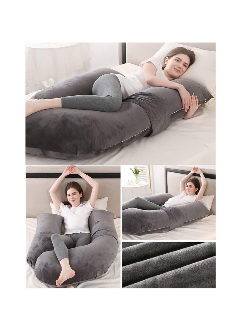 Pregnancy Pillows, Full Body Pillow – Pregnancy Pillows for Sleeping – Body Pillows for Adults, Maternity Pillow and Pregnancy Must Haves