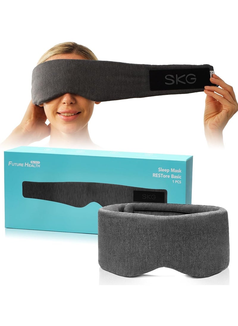 SKG Restore Sleep Mask-100% Sleep Mask Blackout for Men Women