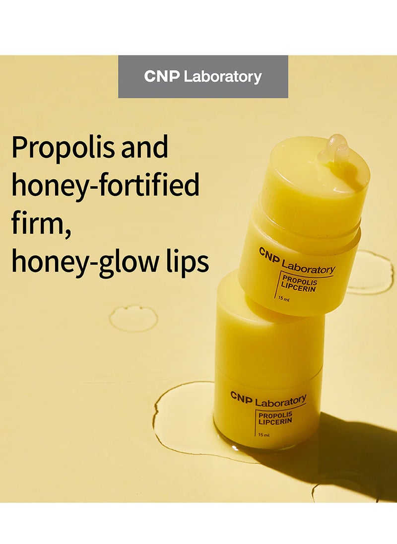 CNP Honey Lip Butter 15ml- Manuka Propolis Lipceri, Hydrating Overnight Lip Balm & Mask,12 Hours Long-lasting Moisture