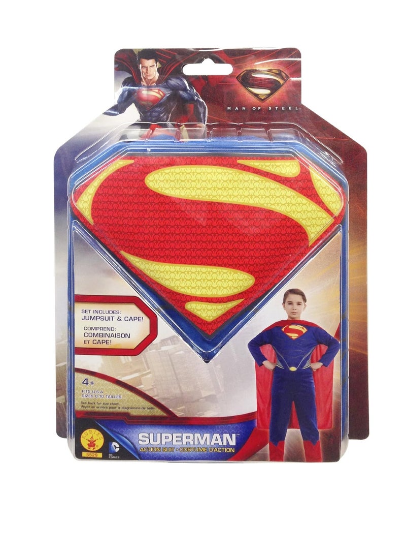 Superman Action Suit Costume 8-10 5529